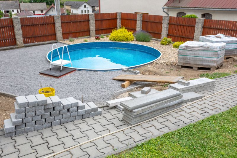 Pool Landscape Leveling