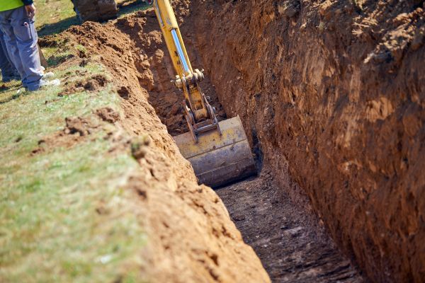 Trench Installation in Hendersonville
