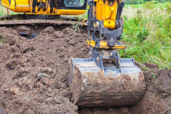 Swale Grading in Hendersonville