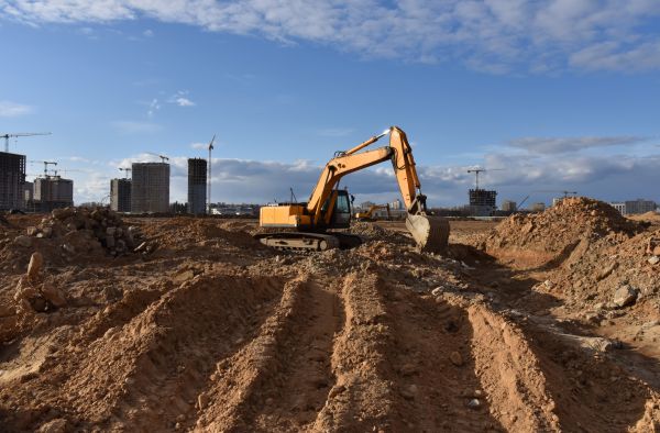Drainage Trench Excavation in Hendersonville