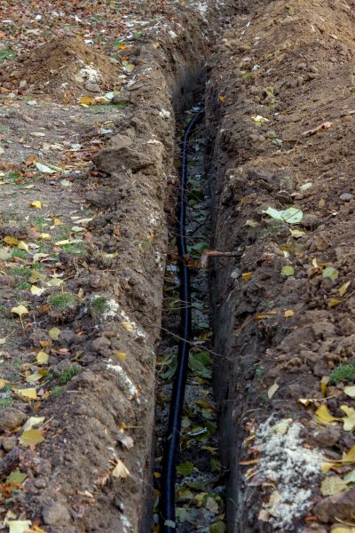 Cable Line Trenching in Hendersonville